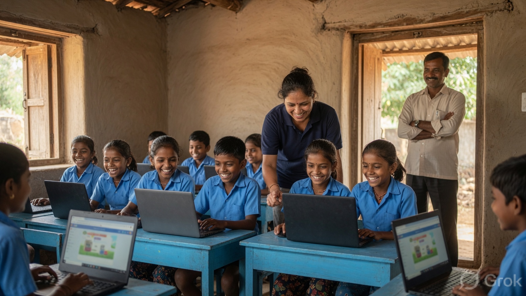 Children learning together in classroom - Learning Together